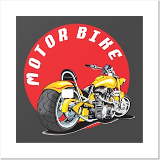 Motor Bike Posters and Art